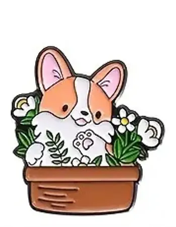 flower corgi