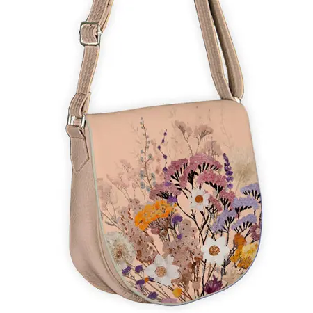 Kabelka saddle Květiny