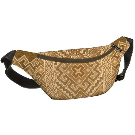 Ledvinka BUMBAG Béžový vzor