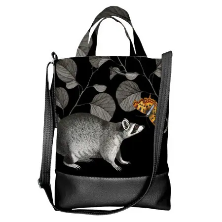 Kabelka city Mýval a motýl