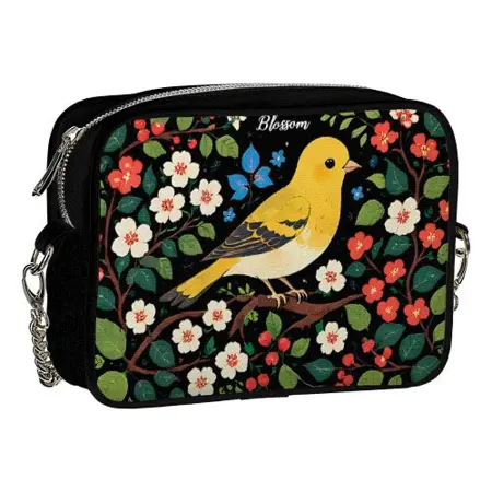 Kabelka na řetízku Cherie Žlutý pták