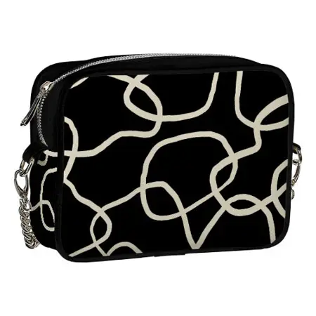 Kabelka na řetízku Cherie Bílé čáry