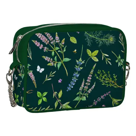 Kabelka na řetízku Cherie Květiny a listy