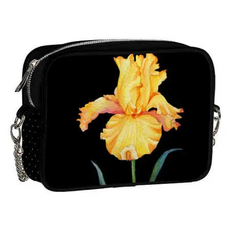 Kabelka na řetízku Cherie Kosatec žlutý