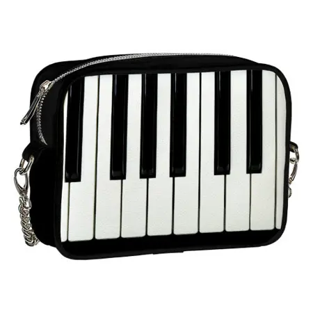 Kabelka na řetízku Cherie Klávesy klavíru