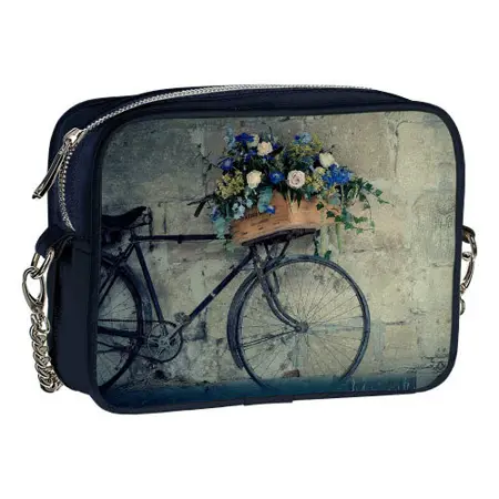 Kabelka na řetízku Cherie Kolo s květinami