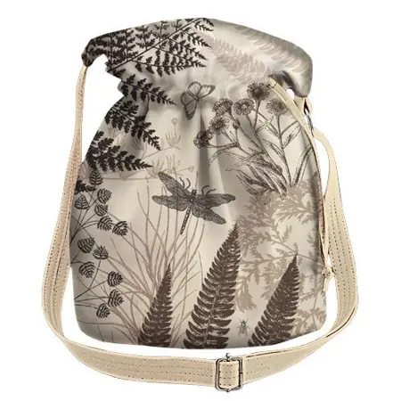 Dámská kabelka torba Kapradina a hmyz