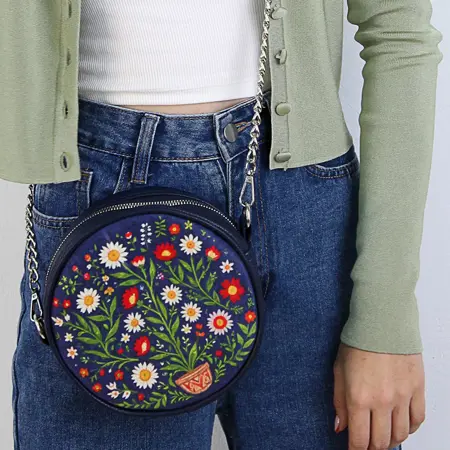 Kabelka tablet Květiny v květináči