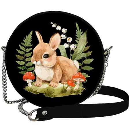 Kabelka tablet  Zajíček a muchomůrky