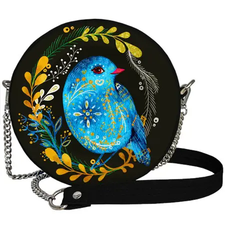 Kabelka tablet Pták v pohádkové zahradě