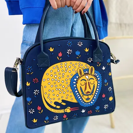  Kabelka s potiskem Oxford lev