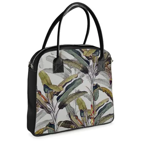  Kabelka s potiskem Oxford Dlouhé tropické listy