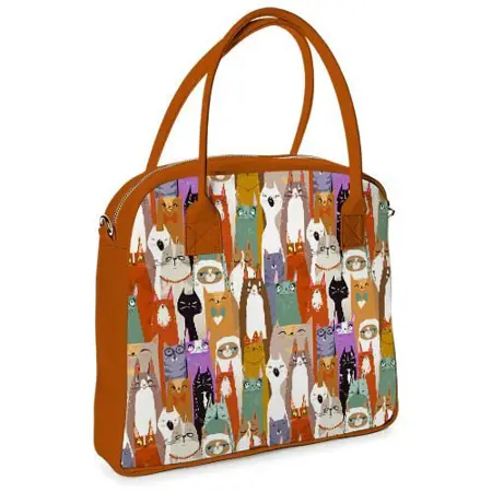  Kabelka s potiskem Oxford kočky