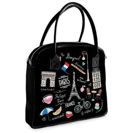  Kabelka s potiskem Oxford  Pařížské atrakce