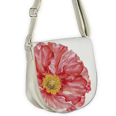 Kabelka saddle Velká květina