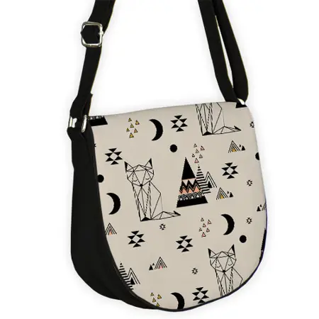 Kabelka saddle Lineární liška