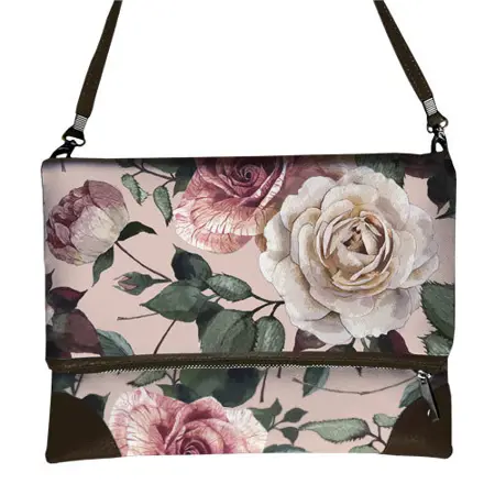 Kabelka pretty Růže na pudrovém pozadí