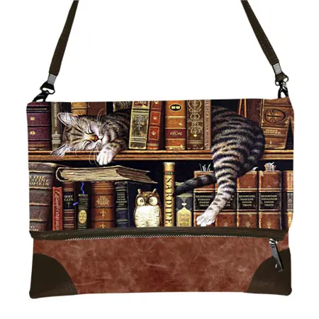 Kabelka pretty  Kočka v knihách