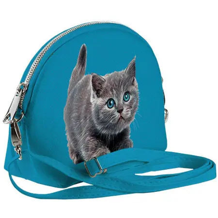 Mini kabelka  Coquette Šedé kotě