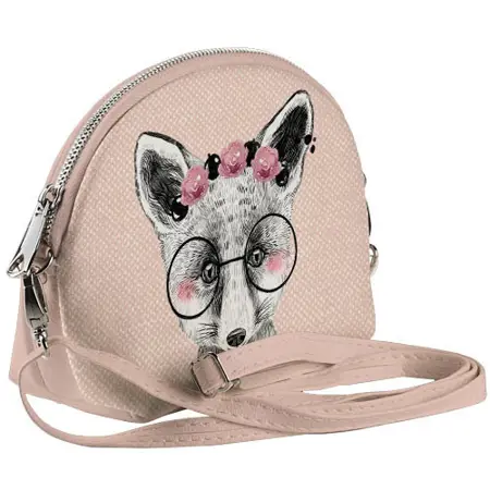 Mini kabelka  Coquette Liška v brýlích