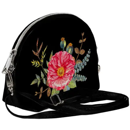 Mini kabelka  Coquette pivoňka