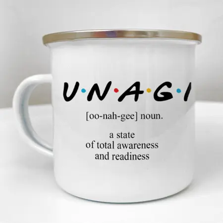 Smaltovaný hrnek Camper Unagi