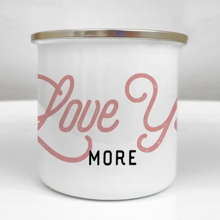 Smaltovaný hrnek Camper Love