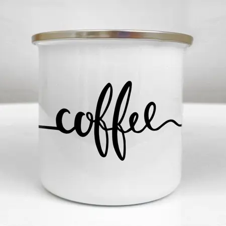 Smaltovaný hrnek Camper Kardiocoffee