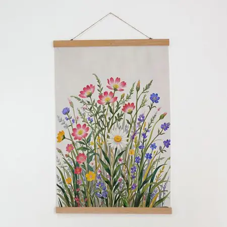 Látkový plakát na zeď  Garden flowers