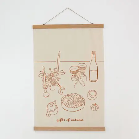 Látkový plakát na zeď Gifts of autumn