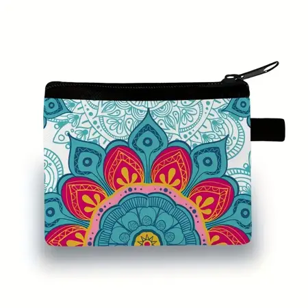 Kosmetická taštička nebo peněženka  mandala Barevná 