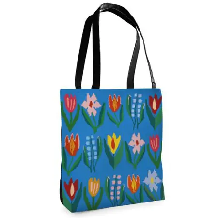 Textilní taška Tenderness Jaro – stylový shopper na zip