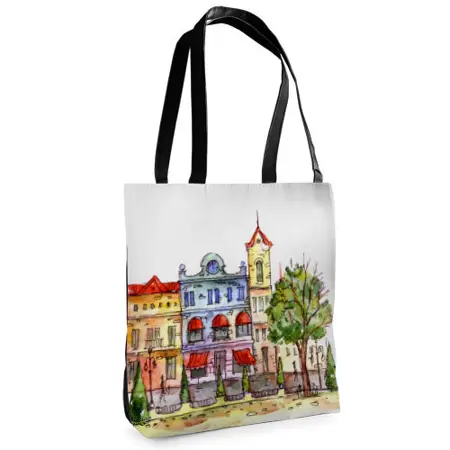 Textilní taška Tenderness City– stylový shopper na zip