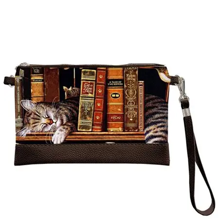 Malá kabelka přes rameno  Kočka v knihách