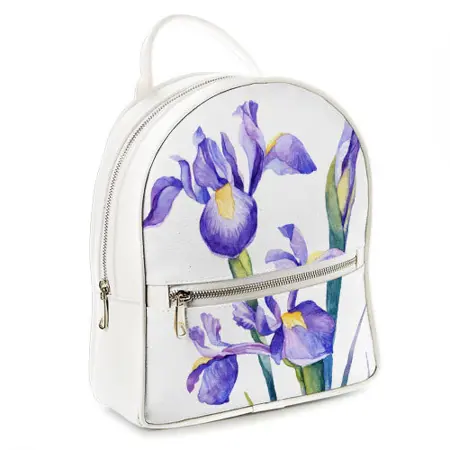 městský dámský batoh kosatce