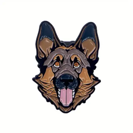 Smaltovaný pin – Ovčák 2,2 × 3,1 cm