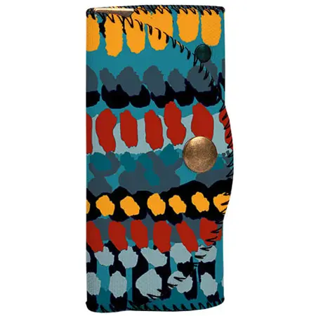 Klíčenka do kabelky – barevná kapsička na klíče s karabinkami Barevné puntíky