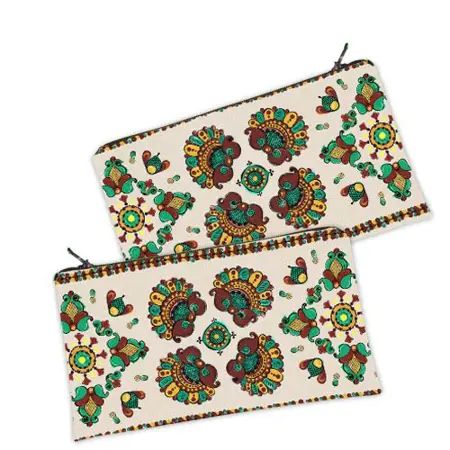 Kosmetická taška MINI – malá látková taštička s potiskem Plodnost (kosovské motivy)