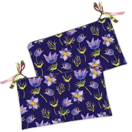 Kosmetická taška MINI – malá látková taštička s potiskem Bells