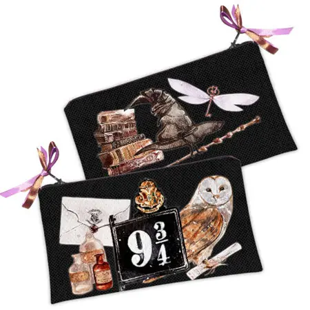 Kosmetická taška MINI – malá látková taštička s potiskem Harry Potter