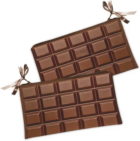 Kosmetická taška MINI – malá látková taštička s potiskem Tabulka čokolády