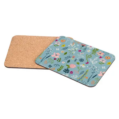 Korková podložka 25 × 19 cm –  Květiny