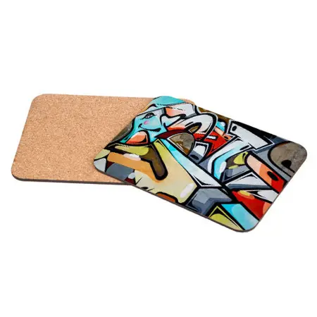 Korková podložka 25 × 19 cm – Graffiti