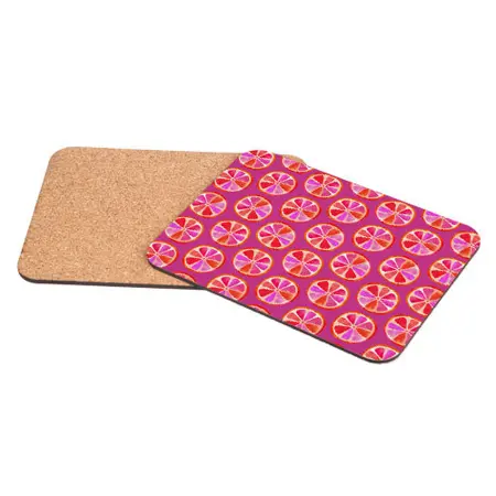 Korková podložka 25 × 19 cm – citrus