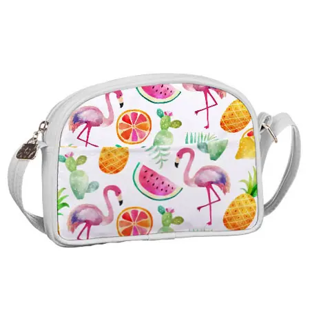 Dětská kabelka Junior Girl  Plameňák a ovoce